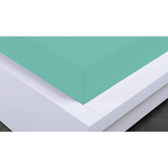 Napínací prostěradlo Jersey 160x200 cm, mátová, bavlna