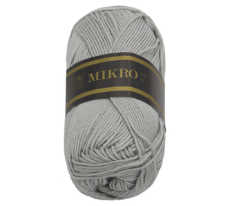 Příze MIKRO - světle šedá - 50g / 133 m