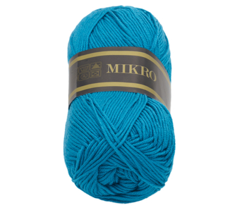Příze MIKRO - modrá - 50g / 133 m