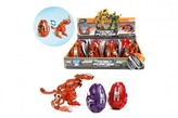 Transformer vejce/dinosaurus plast 8cm 3 barvy-na výběr 1 kus