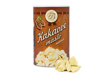 Čokoládovna Troubelice Kakaové máslo Natural v dóze 500 g