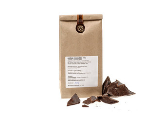 Čokoládovna Troubelice Hořká čokoláda, zlomky 75% 100 g