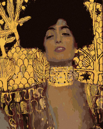 Malování podle čísel - JUDITA (G. KLIMT) - 80x100 cm, vypnuté plátno na rám