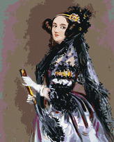 Malování podle čísel - PORTRÉT ADA LOVELACE (ALFRED EDWARD CHALON) - 80x100 cm, vypnuté plátno na rám
