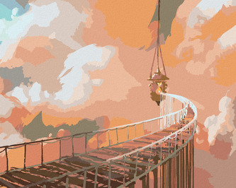 Malování podle čísel - LANOVÝ MOST VEDOUCÍ K ZÁVĚSNÉ LUCERNĚ - 80x100 cm, bez rámu a bez vypnutí plátna Malování podle čísel - LANOVÝ MOST VEDOUCÍ K ZÁVĚSNÉ LUCERNĚ - 80x100 cm, bez rámu a bez vypnutí plátna