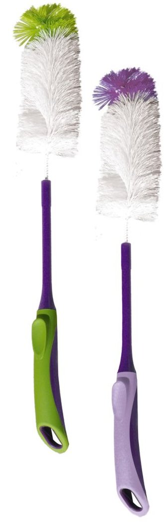 Štětka PRESTIGE na láhve; 46,5x5,5 cm; chlup 3 cm; plast, kov