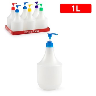 Dávkovač mýdla/gelů 1L; 11x11x24cm; plast