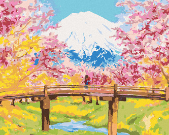 Malování podle čísel - TŘEŠNĚ U HOR - 80x100 cm, bez rámu a bez vypnutí plátna Malování podle čísel - TŘEŠNĚ U HOR - 80x100 cm, bez rámu a bez vypnutí plátna