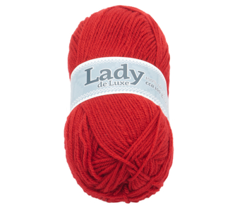 Příze LADY de Luxe - cihlová - 100g / 238 m