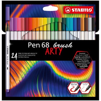 STABILO Pen 68 brush 24 ks Sada