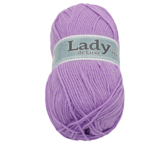 Příze LADY de Luxe - světle fialová - 100g / 238 m