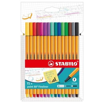 STABILO point 88 15 ks Sada v kartonovém obalu Standard
