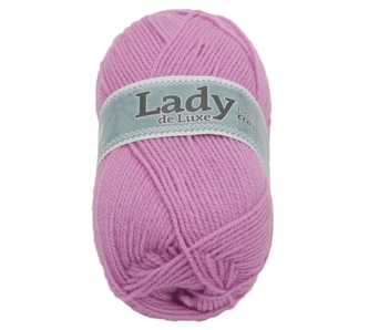 Příze LADY de Luxe - růžovofialová - 100g / 238 m