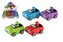 Auto/Autíčko závodní zmáčkni a jeď plast 10cm na setrvačník 4 barvy 8ks v boxu