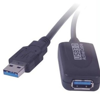 Repeater PremiumCord USB 3.0 repeater a prodlužovací kabel A/M-A/F 20m