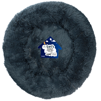 Let's Sleep Donut pelíšek tmavě šedý 100cm Let's Sleep Donut pelíšek tmavě šedý 100cm