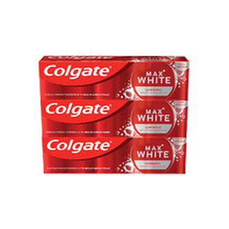 Colgate Bělicí zubní pasta Max White Luminous 3 x 75 ml unisex