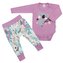 2-dílná bavlněná souprava New Baby Rebel lila - velikost 56 (0-3m)