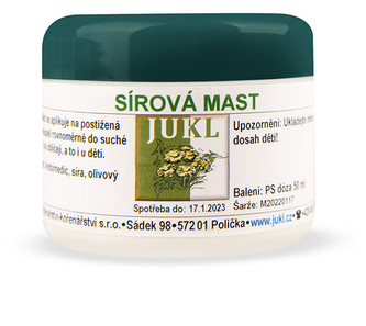 JUKL Sírová mast 50 ml JUKL Sírová mast 50 ml