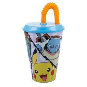 PLASTOVÝ KELÍMEK S BRČKEM POKÉMON PLASTOVÝ KELÍMEK S BRČKEM POKÉMON