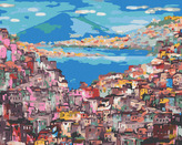 Malování podle čísel - NEAPOL - 40x50 cm, vypnuté plátno na rám