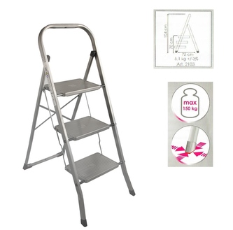 Schůdky skládací 3 stupně