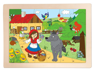 Puzzle ´´Červená karkulka´´