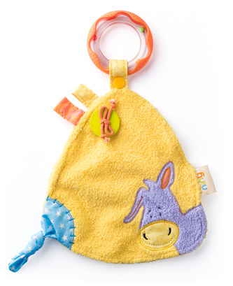 Mazlík s chrastítkem, oslík ´´LAKI´´