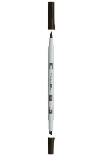 Tombow Oboustranný štětcový lihový fix ABT PRO - brown
