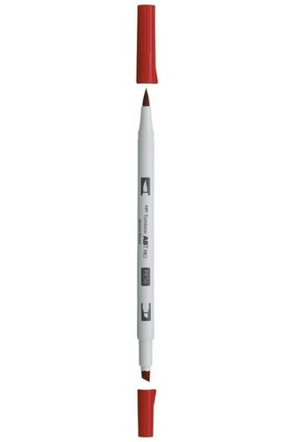 Tombow Oboustranný štětcový lihový fix ABT PRO - poppy red