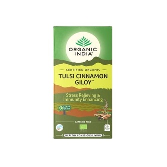 Organic India Tulsi se skořicí a Amritou 25 sáčků BIO Organic India Tulsi se skořicí a Amritou 25 sáčků BIO