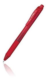 Gelové pero "EnerGelX BL107", červená, 0,35 mm, s víčkem, PENTEL BL107-BX
