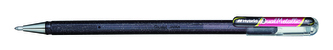 Pero gelové Pentel Hybrid Dual Metallic K110 - černá/červená 1mm Pero gelové Pentel Hybrid Dual Metallic K110 - černá/červená 1mm