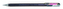 Pero gelové Pentel Hybrid Dual Metallic K110 - černá/červená 1mm
