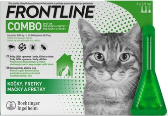 Frontline antip.COMBO spot-on pro kocky - 3 ks