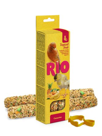RIO tycinky pro kanarky s tropickym ovocem 2x40g
