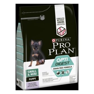 Pur.PP Small&Mini Puppy Optidigest Grain Free kruta 2,5kg