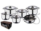 Sada hrnců nerez 12d  GOURMET BL-3167