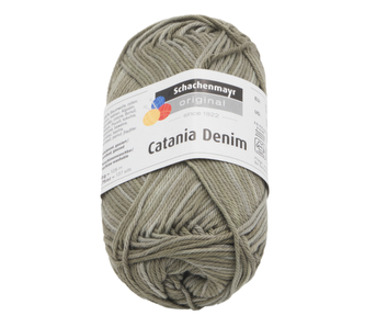 Příze CATANIA DENIM - olivová - 50g / 125 m