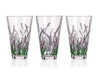Sklenice 230ml  LAVENDER LD 3ks