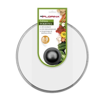 Poklice sklo ¤18cm s rámkem a výpustníkem Poklice sklo ¤18cm s rámkem a výpustníkem