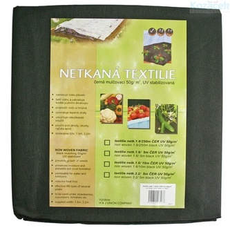Netkaná textilie 3,2x10m 50g/m2 černá mulčovací  JAD
