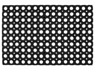 Rohožka 40x60cm guma  DĚROVANÁ