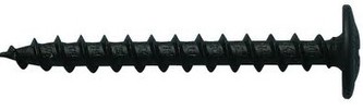 Vrut 3,5x10mm sádrokarton černý dvouchodý  100ks