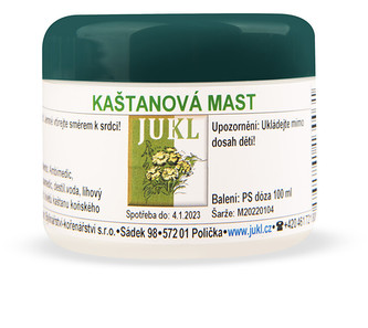 JUKL Kaštanová mast 100 ml JUKL Kaštanová mast 100 ml