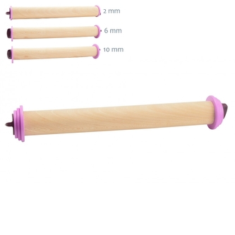 Válek těsta dřevo/silikon nastavitelná tloušťka  PERFECT