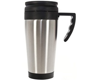 Hrnek termo nerez/plast 450ml cestovní  AKCENT