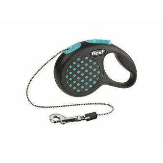 Flexi DESIGN XS 3 m šňůra, max.8kg, modrá - DOPRODEJ Flexi DESIGN XS 3 m šňůra, max.8kg, modrá - DOPRODEJ