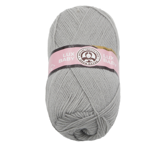Příze LUX BABY - světle šedá - 100g / 340 m