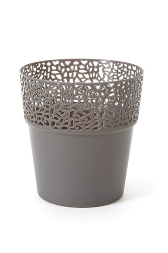 Obal květináče ROSA ¤11,5cm antracit